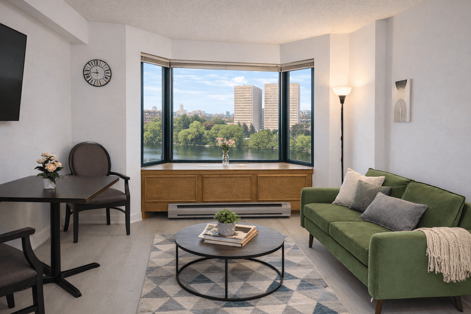 One Bedroom living room